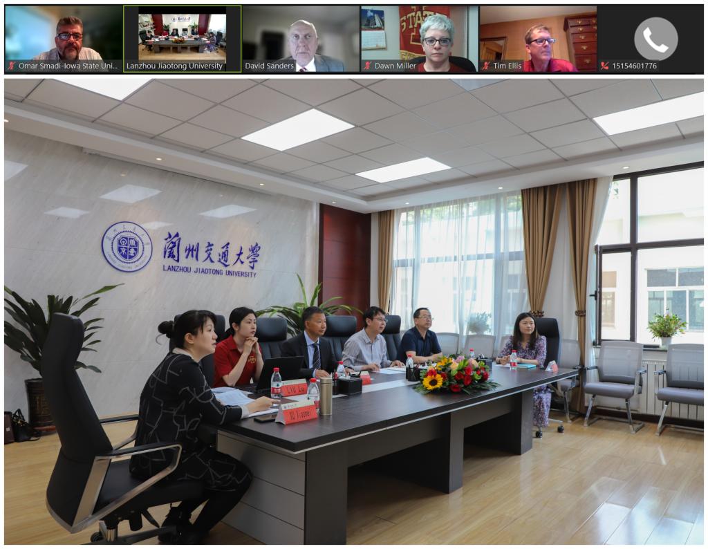兰州交通大学与美国依阿华州立大学举行合作20周年“云端”庆祝活动