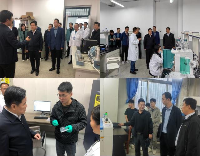 校领导中秋、国庆假期前进行实验室安全检查
