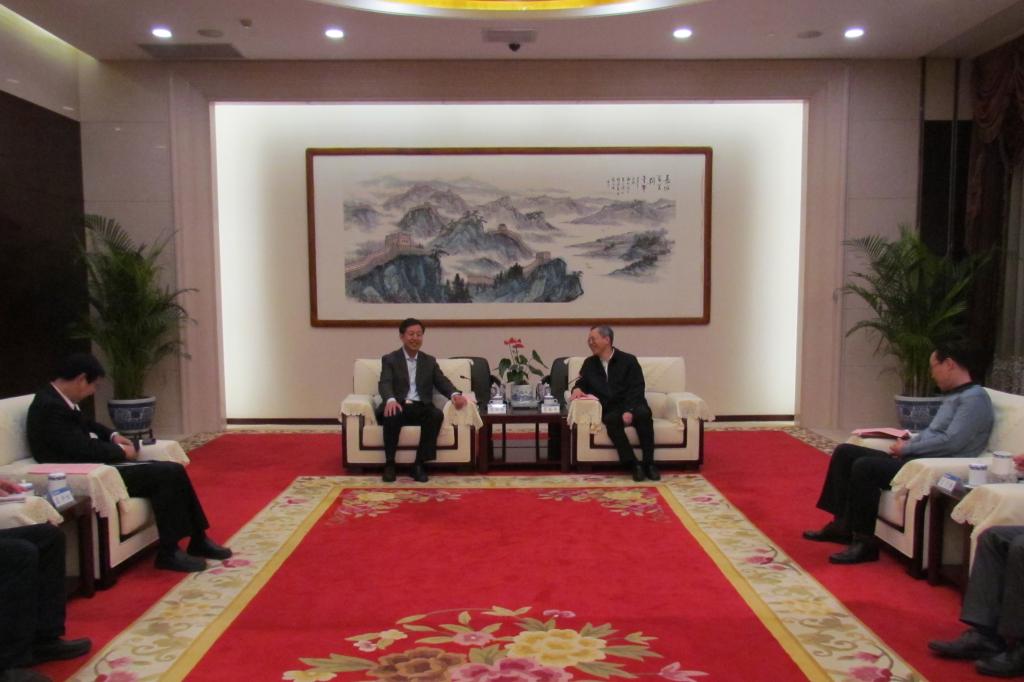 副校长马军党一行赴北京走访用人单位