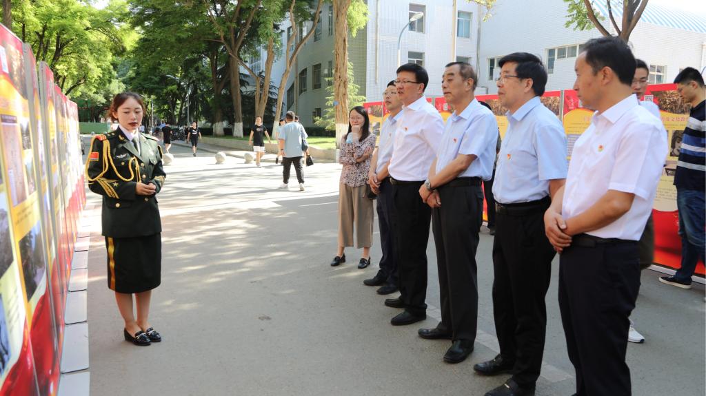 【甘肃省教育厅】全省教育系统庆祝建党100周年 “红色基因传承行动” 成果展示活动在兰州交通大学开幕