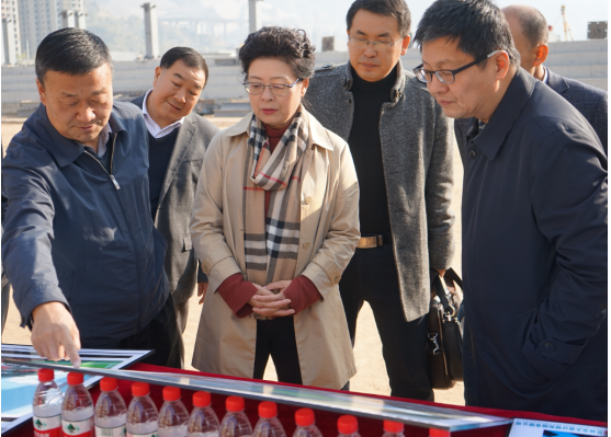 王萍书记等校领导视察北校区建设工作